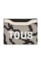 Πορτοφόλι Tous απομίμηση λείου δέρματος μαύρο 2001852751