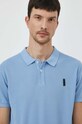 Bomboogie polo bawełniane niebieski TM8000TPQA