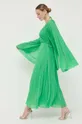 zöld Beatrice B selyemkeverékes ruha