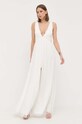 Îmbrăcăminte Nissa rochie de matase RS13933 alb