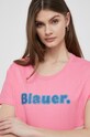 Bavlněné tričko Blauer růžová BLDH02280