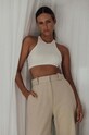 MUUV. top uni alb top.long.story.white