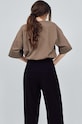 Îmbrăcăminte MUUV. tricou din bumbac READY TO WEAR tshirt.READYTOWEAR.blck bej