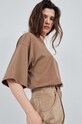 Одяг Бавовняна футболка MUUV. READY TO WEAR tshirt.READYTOWEAR.blck коричневий