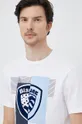 λευκό Βαμβακερό μπλουζάκι Blauer