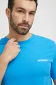 niebieski Bikkembergs t-shirt plażowy