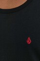Бавовняна футболка Volcom A4512105.BLK чорний