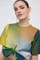 барвистий Бавовняна блузка Silvian Heach