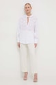 Silvian Heach bluza din bumbac GPP24163BL alb ZS24