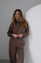 Бавовняна кофта MUUV. Fin Cotton коричневий bluz.cropped.FIN.COTTON