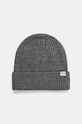 Solid czapka z domieszką wełny z domieszką wełny szary 21108059.1802011