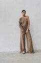 Лонгслів з домішкою вовни MUUV. MEU LAINE asym.longslee.MEU.LAINE коричневий