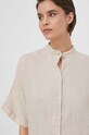 Bomboogie koszula lniana SW8395TLIV4 beżowy
