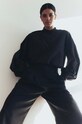 Бавовняна сорочка MUUV. Ample casual чорний koszula.buf.rekaw.AMPLE