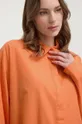 narančasta Pamučna košulja Silvian Heach