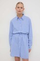 Pamučna košulja Silvian Heach GPP24092CA plava ZS24
