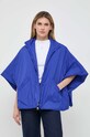 Liviana Conti poncho dwustronne F4SW10 niebieski ZS24