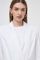 Silvian Heach len blézer fehér GPP24142GC