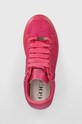 GOE sneakersy zamszowe różowy MM2N4007.FUSHIA