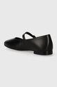 Obuwie Wojas baleriny skórzane 4402951 czarny