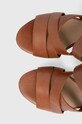 Kožené sandály Wojas 7604553 hnědá 7604553