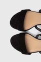 Semišové sandály Wojas 7605861 černá 7605861