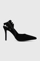 Wojas tocuri din piele intoarsa 3512961 negru ZS24