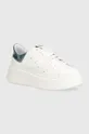 λευκό Δερμάτινα αθλητικά παπούτσια Wojas Γυναικεία