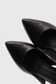Wojas stilettos de piele negru 3501851