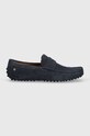 GOE mocasini din piele intoarsa NN1N4015 bleumarin ZS24
