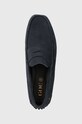 GOE mocasini din piele intoarsa bleumarin NN1N4015