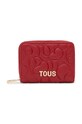 Tous portofel de piele piele rosu 2002025017