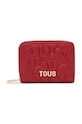 Tous portofel de piele piele rosu 2002025017