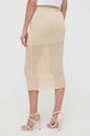 Odzież Liviana Conti spódnica lniana L4SD05 beżowy