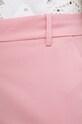 Liviana Conti pantaloni in lino misto rosa F4SP43