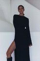 MUUV. rochie maxi negru sukienka.dluga.MON.BEU