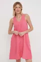 ροζ Λινό φόρεμα Mos Mosh Nula