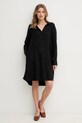 Mos Mosh rochie din in 160150 negru ZS24