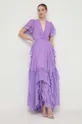 Silvian Heach sukienka fioletowy