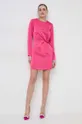 Φόρεμα Silvian Heach ροζ