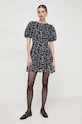 Silvian Heach rochie GPP24342VE negru ZS24