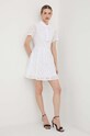 Бавовняна сукня Silvian Heach GPP24431VE білий ZS24