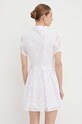 Îmbrăcăminte Silvian Heach rochie din bumbac GPP24431VE alb