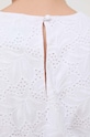 Silvian Heach rochie din bumbac GPP24272VE alb