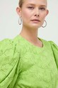Silvian Heach rochie din bumbac verde GPP24272VE