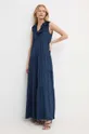 blu navy Silvian Heach vestito in cotone Donna