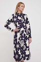 Seidensticker sukienka bawełniana 60.136002 granatowy ZS24