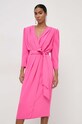 Nissa rochie midi roz RC14938