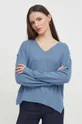 blu Mos Mosh maglione con aggiunta di cachemire