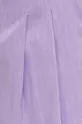 vijolična Lanene kratke hlače Silvian Heach